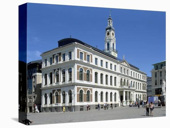 Town Hall, Riga, Latvia-Peter Thompson-Premier Image Canvas
