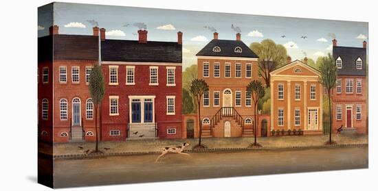 Town Houses II-Diane Ulmer Pedersen-Stretched Canvas