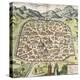 Town Map of Damascus, Syria, 1620-null-Premier Image Canvas