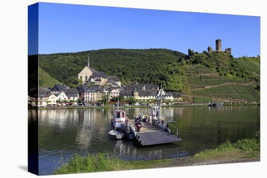 Town of Beilstein with Metternich Castle Ruins on Moselle River, Rhineland-Palatinate, Germany, Eur-Hans-Peter Merten-Premier Image Canvas