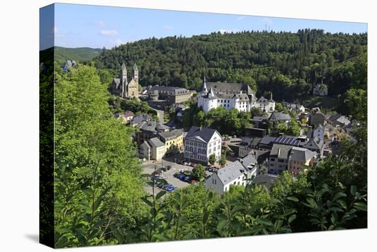 Town of Clervaux, Canton of Clervaux, Grand Duchy of Luxembourg, Europe-Hans-Peter Merten-Premier Image Canvas