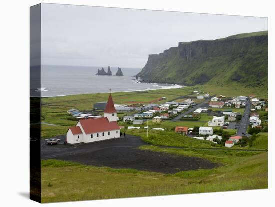 Town of Vik, South Coast of Iceland-Inaki Relanzon-Premier Image Canvas