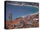 Town View from Castelo, Riviera Di Ponente, Noli, Liguria, Portofino, Italy-Walter Bibikow-Premier Image Canvas