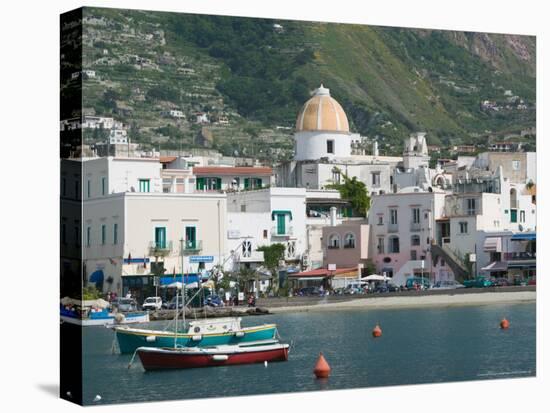 Town View from Fishing Port, Forio, Ischia, Bay of Naples, Campania, Italy-Walter Bibikow-Premier Image Canvas