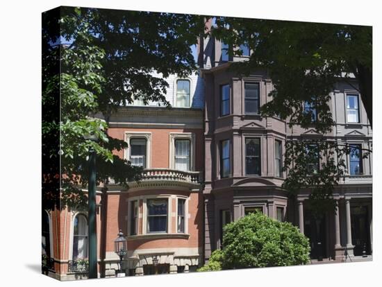 Townhouses in Commonwealth Avenue, Boston, Massachusetts, USA-Amanda Hall-Premier Image Canvas