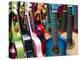 Toy Guitars, Olvera Street Market, El Pueblo de Los Angeles, Los Angeles, California, USA-Walter Bibikow-Premier Image Canvas