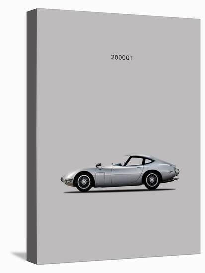 Toyotta 2000GT Grey-Mark Rogan-Stretched Canvas