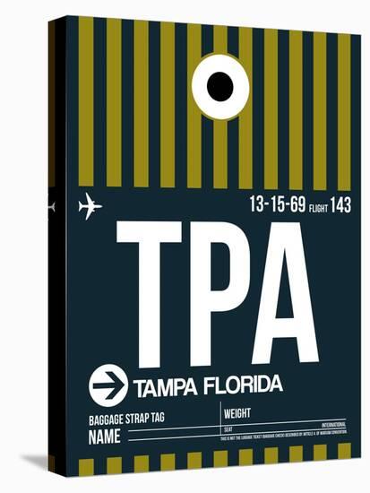 TPA Tampa Luggage Tag 2-NaxArt-Stretched Canvas