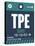 TPE Taipei Luggage Tag 1-NaxArt-Stretched Canvas