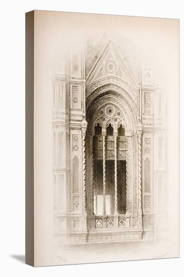 Tracery from the Campanile of Giotto, Florence, from 'The Seven Lamps of Architecture' by John…-John Ruskin-Premier Image Canvas