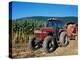 Tractor and Corn Field in Litchfield Hills, Connecticut, USA-Jerry & Marcy Monkman-Premier Image Canvas