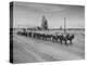 Trademark Twenty Mule Team of the US Borax Co. Pulling Wagon Loaded with Borax-Ralph Crane-Premier Image Canvas