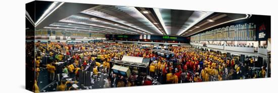 Traders in a Stock Market, Chicago Mercantile Exchange, Chicago, Illinois, USA-null-Premier Image Canvas