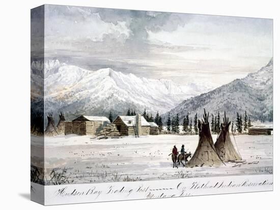 Trading Outpost, C1860-Peter Petersen Tofft-Premier Image Canvas