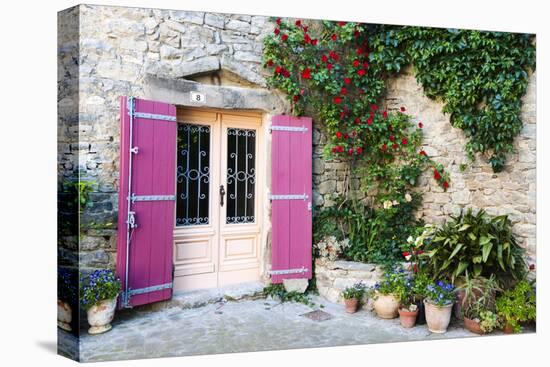Traditional Architecture in Aigne Village, Languedoc-Roussillon, France-Nadia Isakova-Premier Image Canvas