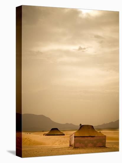 Traditional Bedouin Tents in the Sahara Desert, Near Zagora, Merzouga, Morocco, North Africa-Ian Egner-Premier Image Canvas