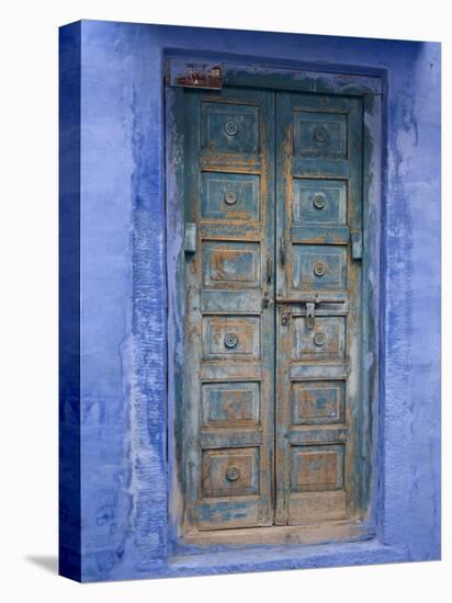 Traditional Blue Architecture, Jodhpur, Rajasthan, India-Doug Pearson-Premier Image Canvas