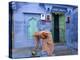 Traditional Blue Architecture, Jodhpur, Rajasthan, India-Doug Pearson-Premier Image Canvas