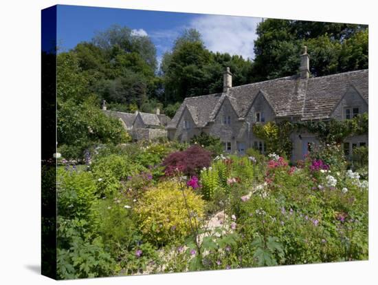 Traditional Cotswold Stone Cottages, Bibury, Gloucestershire, Cotswolds, England, UK-Neale Clarke-Premier Image Canvas