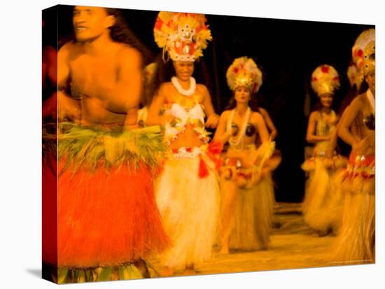 Traditional Dance and Cultural Show at Tiki Village, Moorea, French Polynesia-Michele Westmorland-Premier Image Canvas