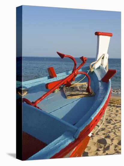 Traditional Fishing Boats, Algarve, Portugal-Katja Kreder-Premier Image Canvas