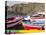 Traditional fishing boats near Las Salinas. Fogo Island (Ilha do Fogo), part of Cape Verde-Martin Zwick-Premier Image Canvas