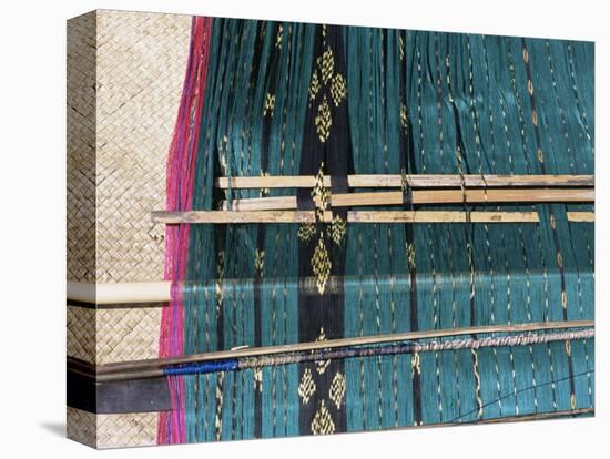 Traditional Ikat Weaving, Flores, Indonesia, Southeast Asia-Alison Wright-Premier Image Canvas