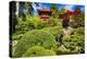 Traditional Japanese Pavilions In A Garden-George Oze-Premier Image Canvas