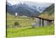 Traditional medieval Svanetian tower houses, Ushguli village, Shkhara Moutains behind, Svaneti regi-G&M Therin-Weise-Premier Image Canvas