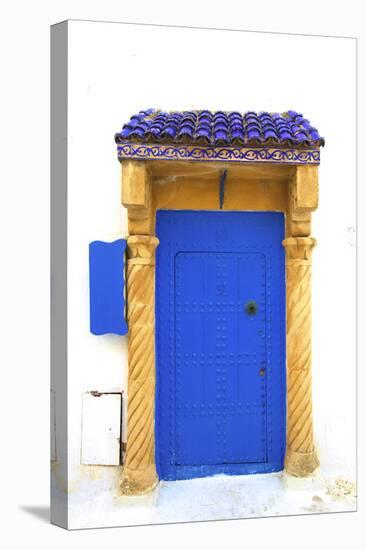 Traditional Moroccan Decorative Door, Rabat, Morocco, North Africa-Neil Farrin-Premier Image Canvas