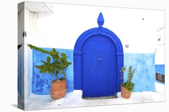 Traditional Moroccan Decorative Door, Rabat, Morocco, North Africa-null-Premier Image Canvas
