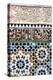 Traditional Moroccan Zallij Tile Work in the Ben Youssef Medersa-Martin Child-Premier Image Canvas