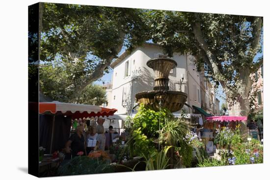 Traditional Open Air Market in the Historic Town of Cassis, Cote D'Azur, Provence, France, Europe-Martin Child-Premier Image Canvas