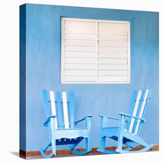 Traditional Rocking Chairs in Vinales, Cuba, Caribbean-Nadia Isakova-Premier Image Canvas