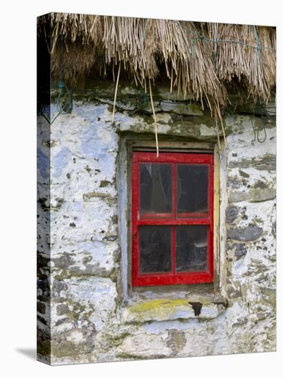 Traditional Thatched Roof Cottage, Inisheer, Aran Islands, Co, Galway, Ireland-Doug Pearson-Premier Image Canvas