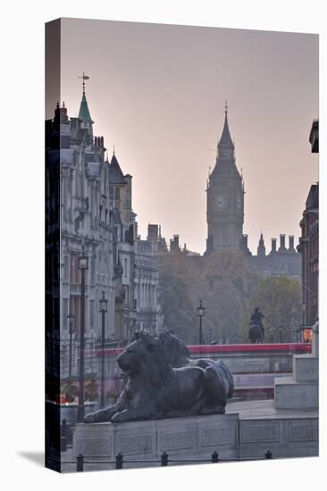 Trafalgar Square and Big Ben at Dawn, London, England, United Kingdom, Europe-Julian Elliott-Premier Image Canvas