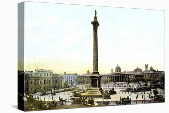 Trafalgar Square and Nelson's Column, London, 20th Century-null-Premier Image Canvas