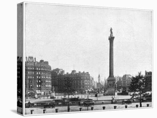 Trafalgar Square, London, Late 19th Century-John L Stoddard-Premier Image Canvas