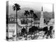 Traffic Along a Boulevard in the La Suburb of Westwood-Loomis Dean-Premier Image Canvas