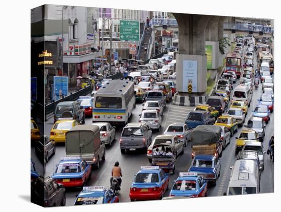 Traffic Chaos in Bangkok, Thailand, Southeast Asia, Asia-Andrew Mcconnell-Premier Image Canvas