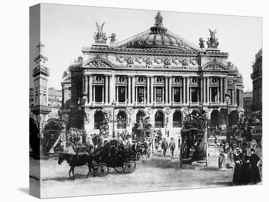 Traffic in Front of Opera House-null-Premier Image Canvas