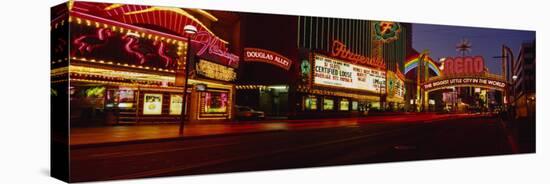 Traffic on a City Street, Virginia Street, Reno, Nevada, USA-null-Premier Image Canvas