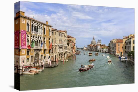 Traffic on Grand Canal. Venice. Italy-Tom Norring-Premier Image Canvas