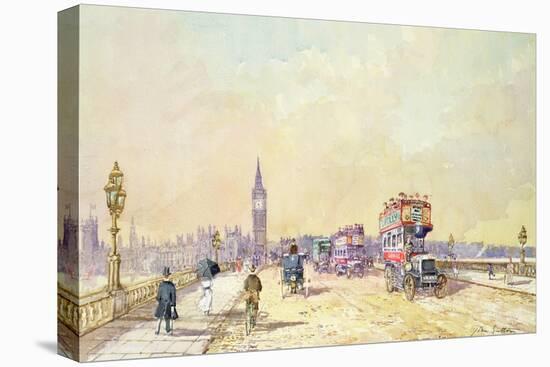 Traffic on Westminster Bridge-John Sutton-Premier Image Canvas