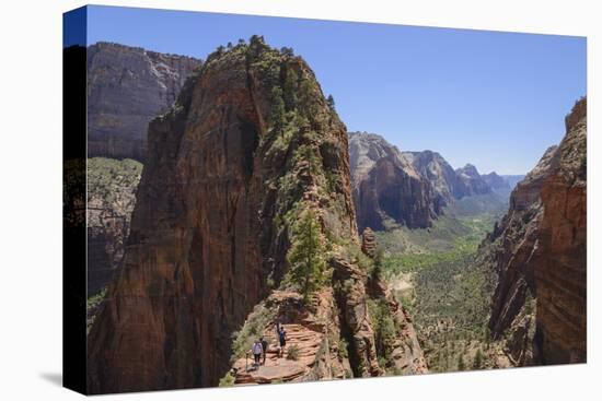 Trail to Angels Landing, Zion National Park, Utah, United States of America, North America-Gary-Premier Image Canvas