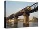 Train Crossing the River Kwai Bridge at Kanchanburi in Thailand, Southeast Asia-Charcrit Boonsom-Premier Image Canvas