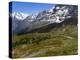 Train from Grindelwald on Route to Kleine Scheidegg, Bernese Oberland, Swiss Alps, Switzerland-Richardson Peter-Premier Image Canvas