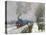 Train in the Snow or the Locomotive, 1875-Claude Monet-Premier Image Canvas