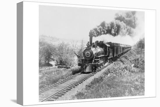 Train of the Northern Pacific Railway Co.-null-Stretched Canvas