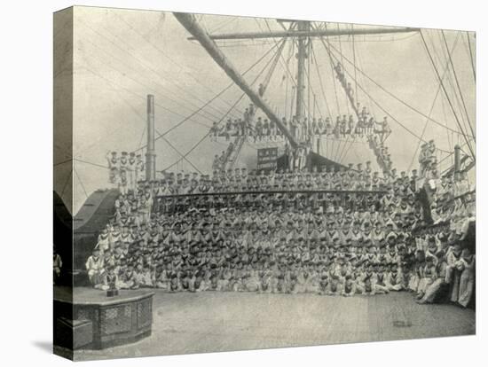 Training Ship Exmouth, Full Crew-Peter Higginbotham-Premier Image Canvas